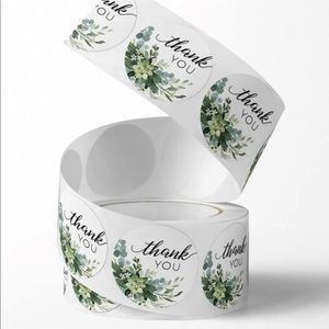 500 Thank You Stickers